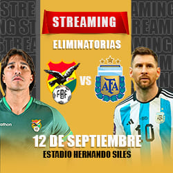 STREAMING ELIMINATORIAS BOLIVIA VS ARGENTINA