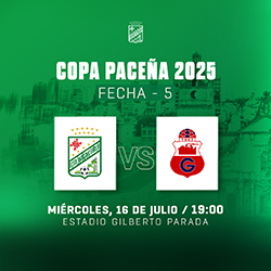 COPA PACEÑA FECHA 5 ORIENTE PETROLERO VS GUABIRÁ