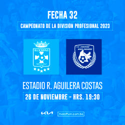 FECHA 32 BLOOMING VS LIBERTAD GRAN MAMORE