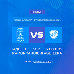 CLAUSURA 2024 FECHA 5 BLOOMING VS BOLIVAR