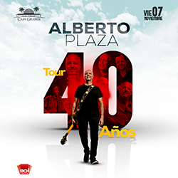 ALBERTO PLAZA TOUR 40 AÑOS - SANTA CRUZ