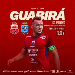 COPA PACEÑA FECHA 11 GUABIRA VS BLOOMING