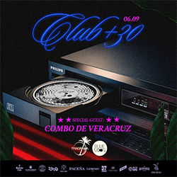 CLUB +30 PANORAMA - SÁBADO 06 DE SEPTIEMBRE