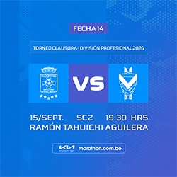 CLAUSURA 2024 FECHA 14 BLOOMING VS G.V. CD SAN JOSE