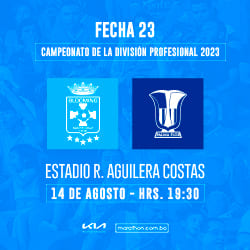 FECHA 23 BLOOMING VS ATLETICO PLAMAFLOR