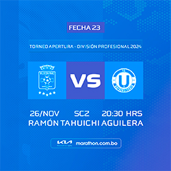 CLAUSURA 2024 FECHA 23 BLOOMING VS FC UNIVERSITARIO