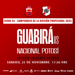 FECHA 32 GUABIRA VS NACIONAL POTOSI