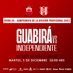 FECHA 34 GUABIRA VS INDEPENDIENTE PETROLERO