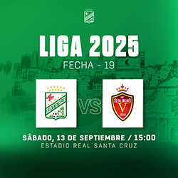 LIGA 2025 FECHA 19 ORIENTE PETROLERO VS REAL ORURO