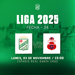 LIGA 2025 FECHA 24 ORIENTE PETROLERO VS GUABIRA