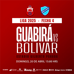 LIGA 2025 FECHA 4 GUABIRA VS BOLIVAR