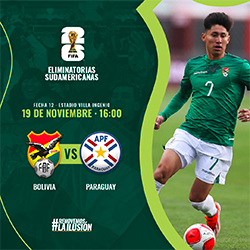 BOLIVIA VS PARAGUAY JORNADA 12
