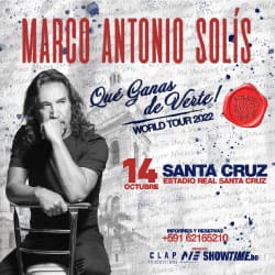 MARCO ANTONIO SOLIS – QUE GANAS DE VERTE – WORLD TOUR 2022