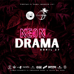 NEON DRAMA - SÁBADO  27 DE ABRIL